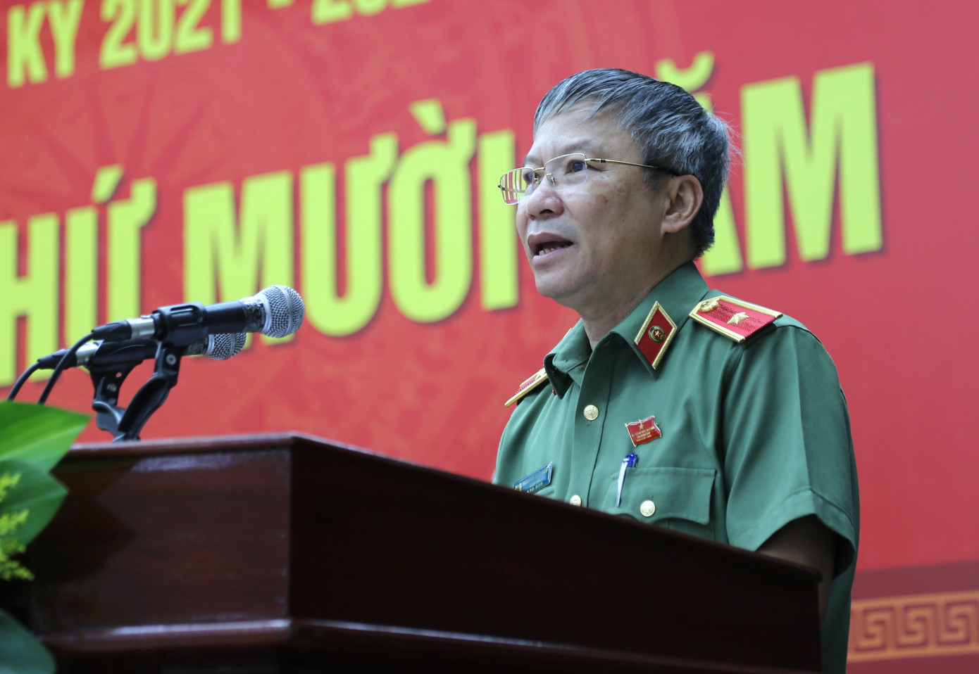 Thiếu tướng Nguyễn Đức Dũng - Uỷ viên Ban Thường vụ Tỉnh uỷ, Giám đốc Công an tỉnh Quảng Nam được bầu giữ chức Phó Bí thư Tỉnh uỷ Quảng Nam. Ảnh: Hoài Văn