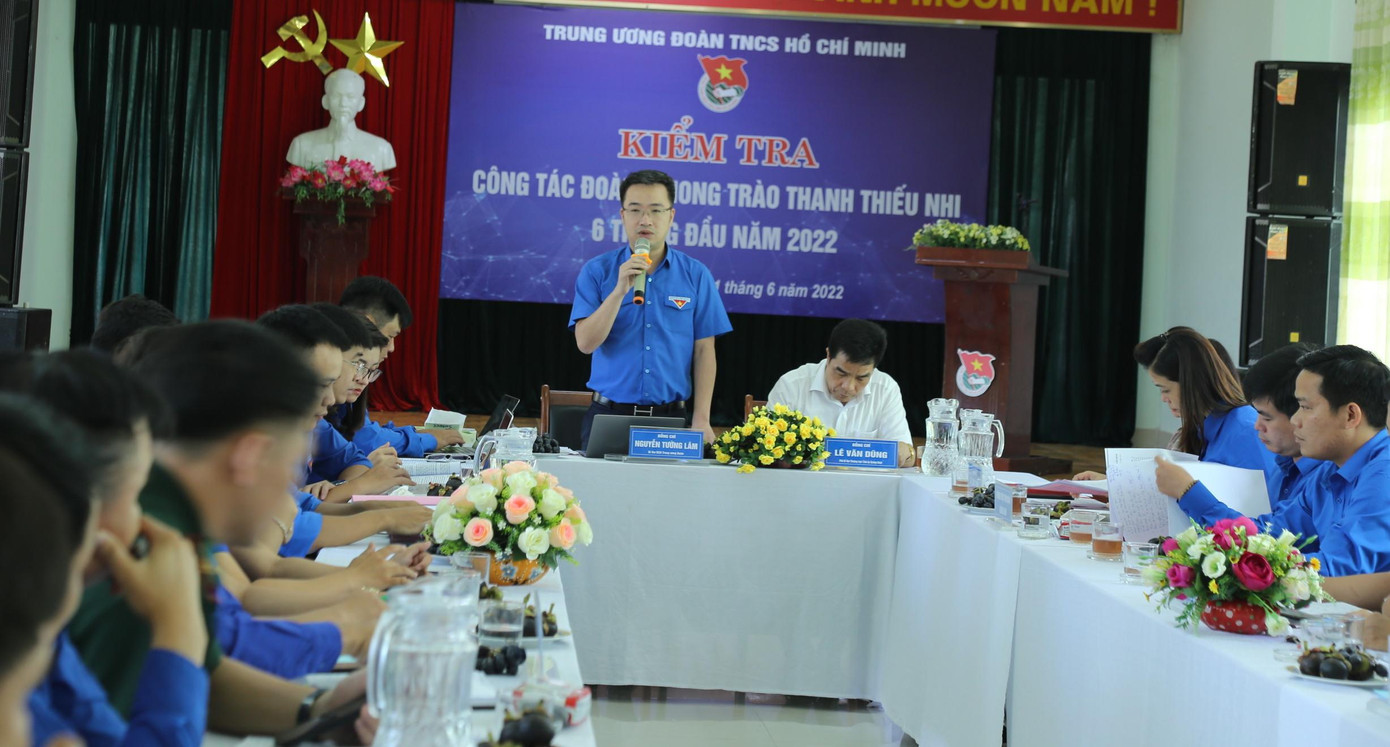 Anh Nguyễn Tường Lâm - Bí thư TƯ Đoàn cùng Đoàn công tác làm việc tại Quảng Nam. Ảnh H. Văn Anh Nguyễn Tường Lâm - Bí thư TƯ Đoàn cùng Đoàn công tác làm việc tại Quảng Nam. Ảnh H. Văn