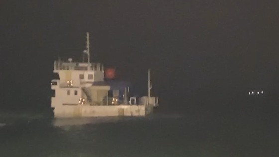 Tàu Nam Phát 01 gặp nạn trên vùng biển Quảng Nam. (Ảnh H.A)