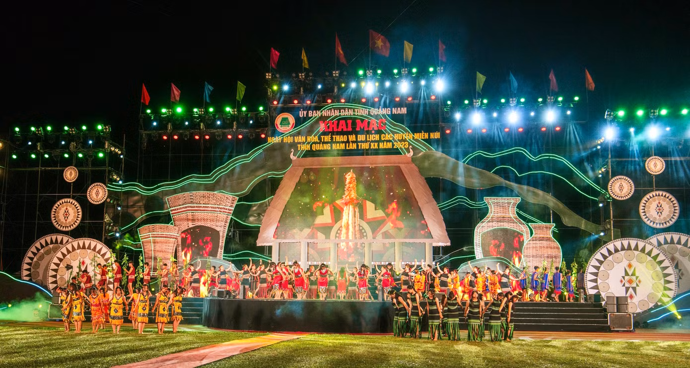Quảng Nam khai mạc Ngày hội văn hoá, Thể thao và Du lịch các huyện miền núi lần thứ 20.