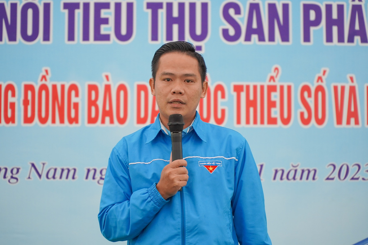 Anh Hoàng Văn Thanh - Phó Bí thư Tỉnh Đoàn.