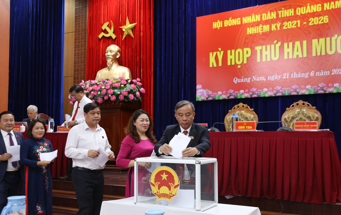 HĐND tỉnh Quảng Nam thực hiện quy trình bầu bổ sung chức danh phó chủ tịch UBND tỉnh.
