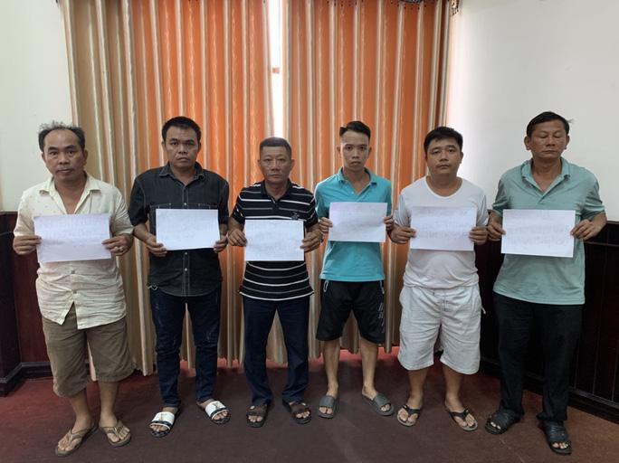 Các đối tượng trong đường dây cá độ do Huỳnh Trọng Lễ cầm đầu