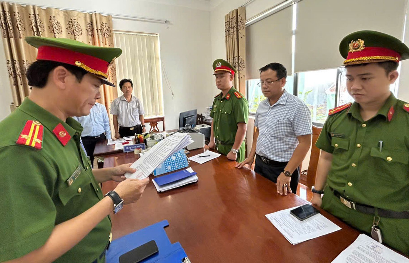 Công an khởi tố, bắt tạm giam bị can La Mai Đình Hòa. Ảnh CA