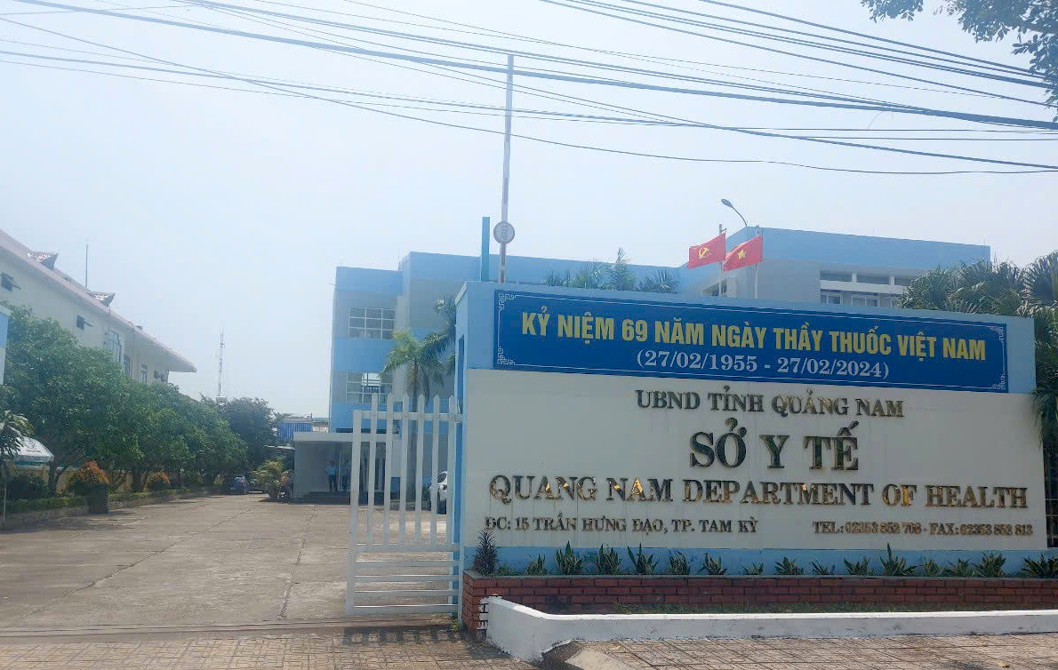 Sở Y tế Quảng Nam. Ảnh: Hoài Văn