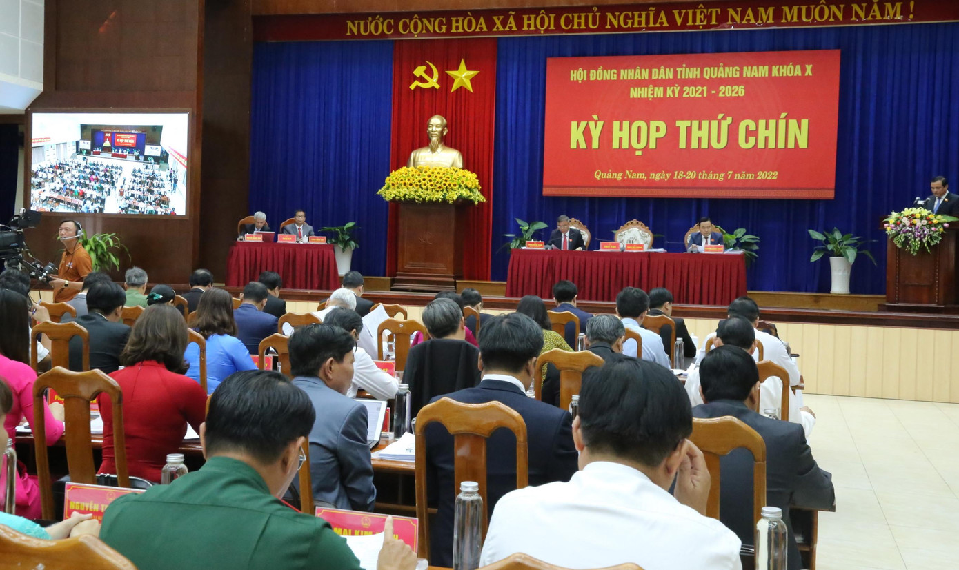 Khai mạc Kỳ họp thứ 9 HĐND tỉnh Quảng Nam khóa X Khai mạc Kỳ họp thứ 9 HĐND tỉnh Quảng Nam khóa X