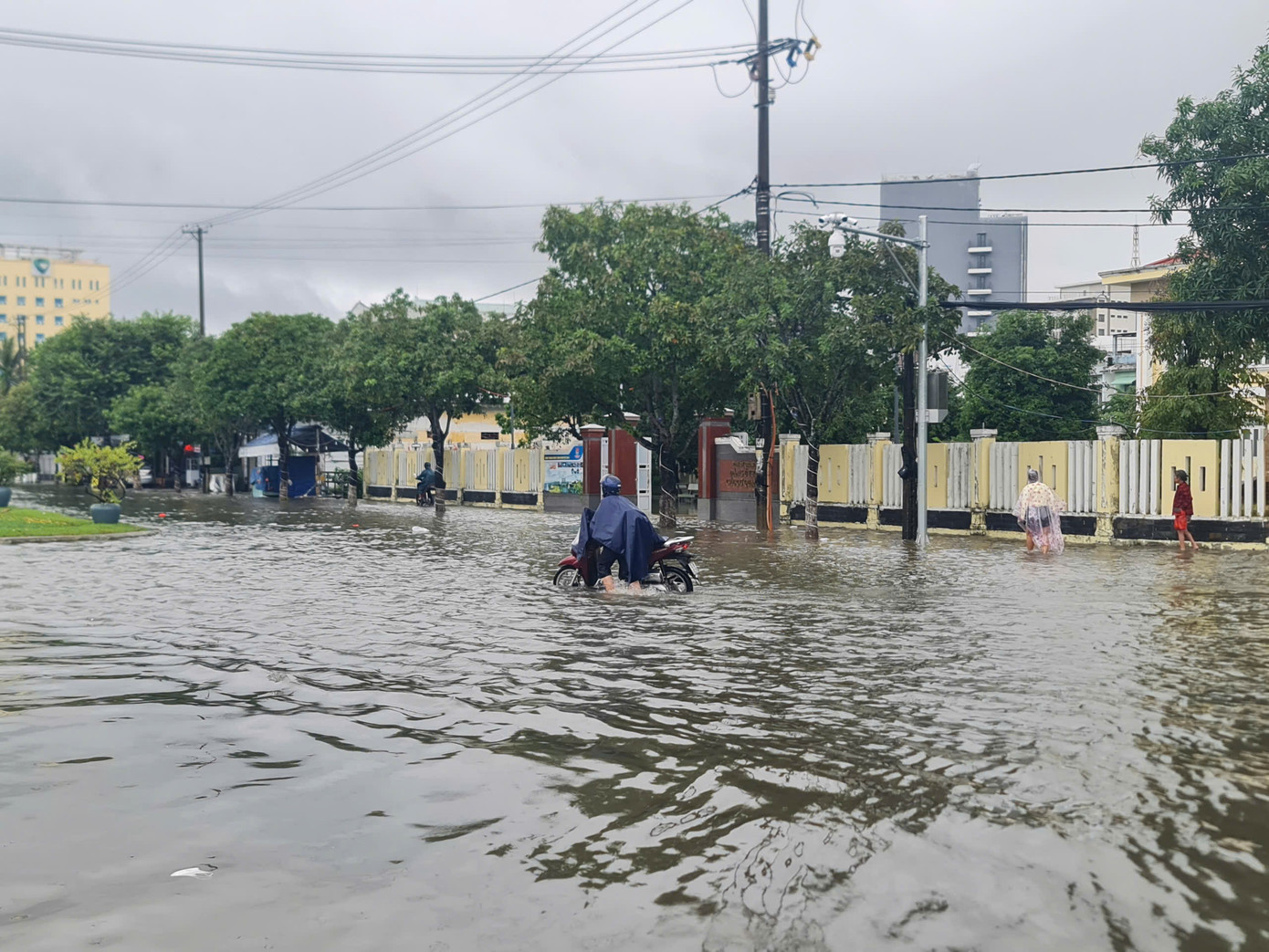 Nhiều tuyến đường ở thành phố Tam Kỳ ngập sâu. Nhiều tuyến đường ở thành phố Tam Kỳ ngập sâu.