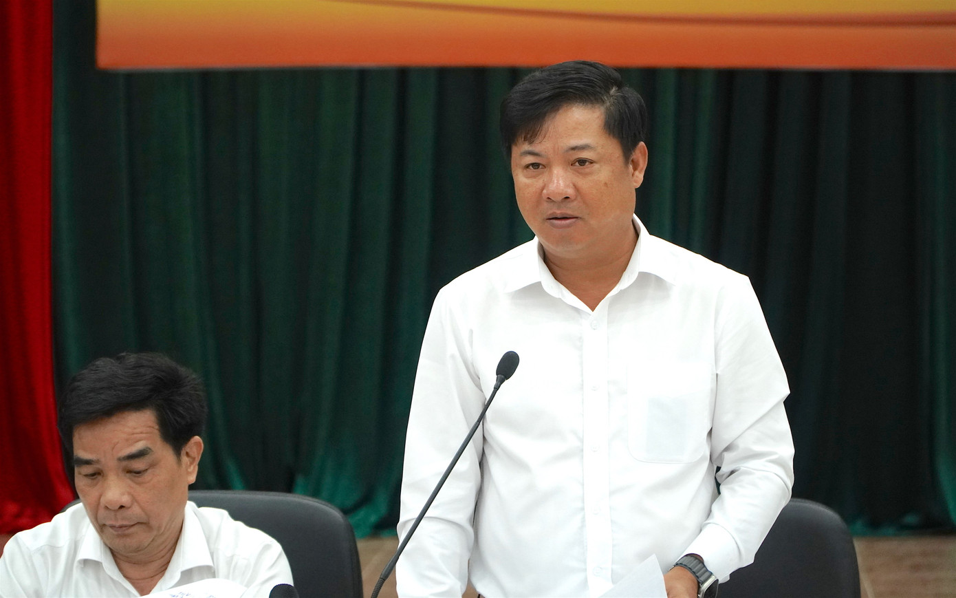 Bí thư Tỉnh ủy Quảng Nam Lương Nguyễn Minh Triết tại cuộc đối thoại.