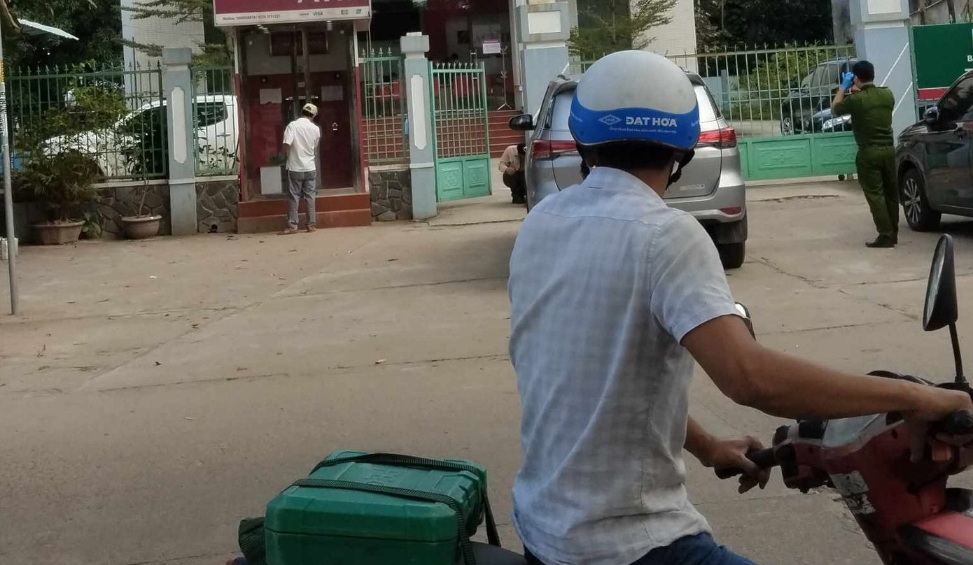 Hiện trường nơi xảy ra vụ việc. Hiện trường nơi xảy ra vụ việc.