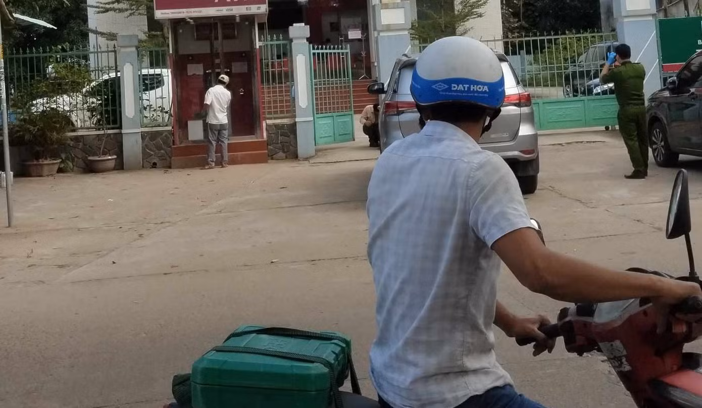 Hiện trường nơi xảy ra vụ việc. Hiện trường nơi xảy ra vụ việc.