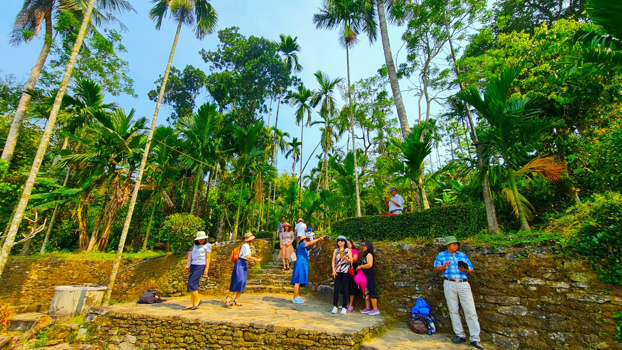 Tham quan những ngôi nhà cổ, đường đá, ngõ đá, không gian vườn nhà, không gian làng cổ.