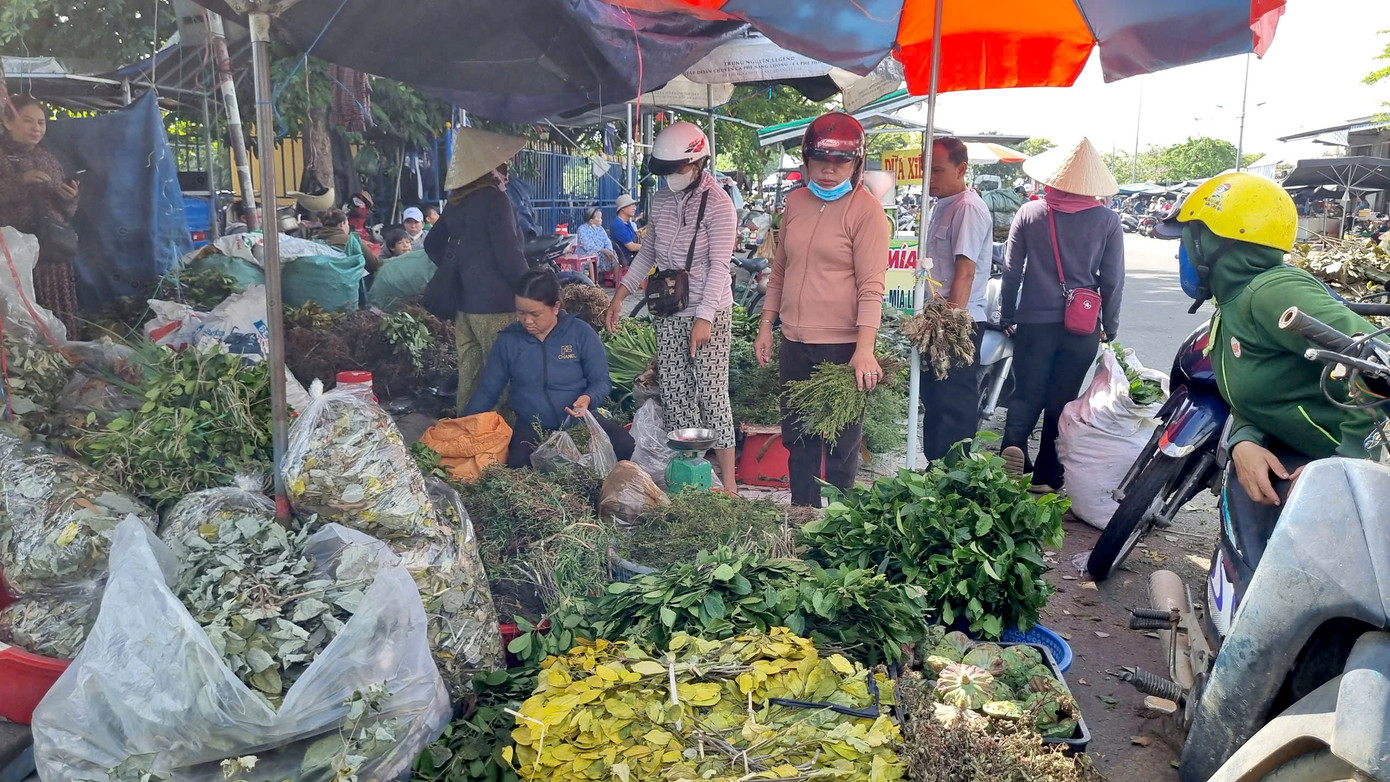 Người dân cho hay, lá sau khi được hái về thì nhặt sạch, bó thành bó hoặc đem phơi khô trước khi bày bán. Cũng có nhiều loại sẽ bán cây tươi để người mua tự về phơi khô, chế biến.