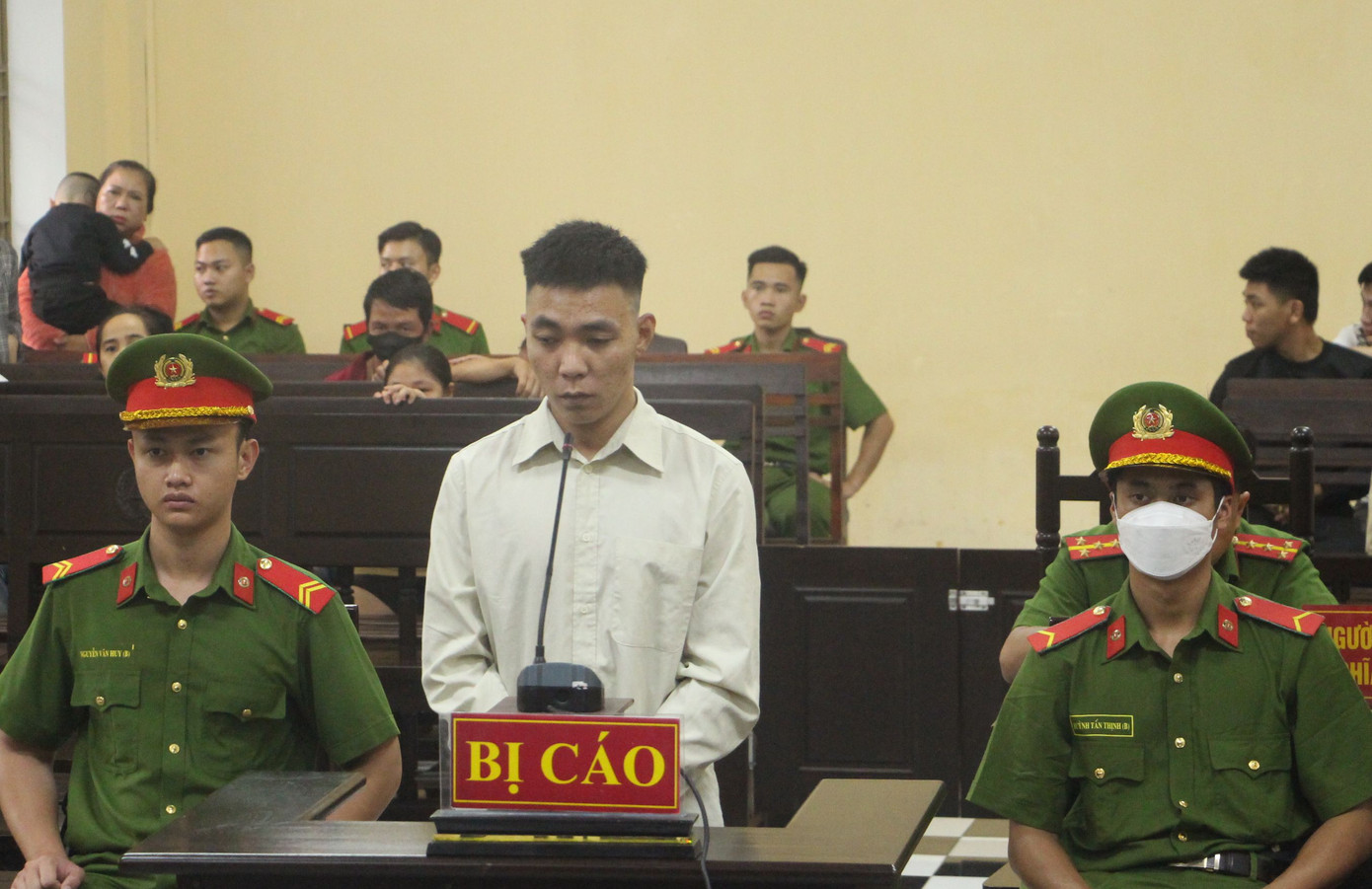 Bị cáo Nguyễn Chí Cường tại tòa.