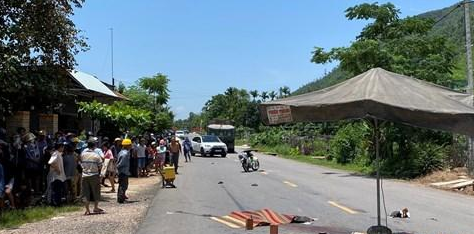 Hiện trường vụ tai nạn. Ảnh CTV Hiện trường vụ tai nạn. Ảnh CTV