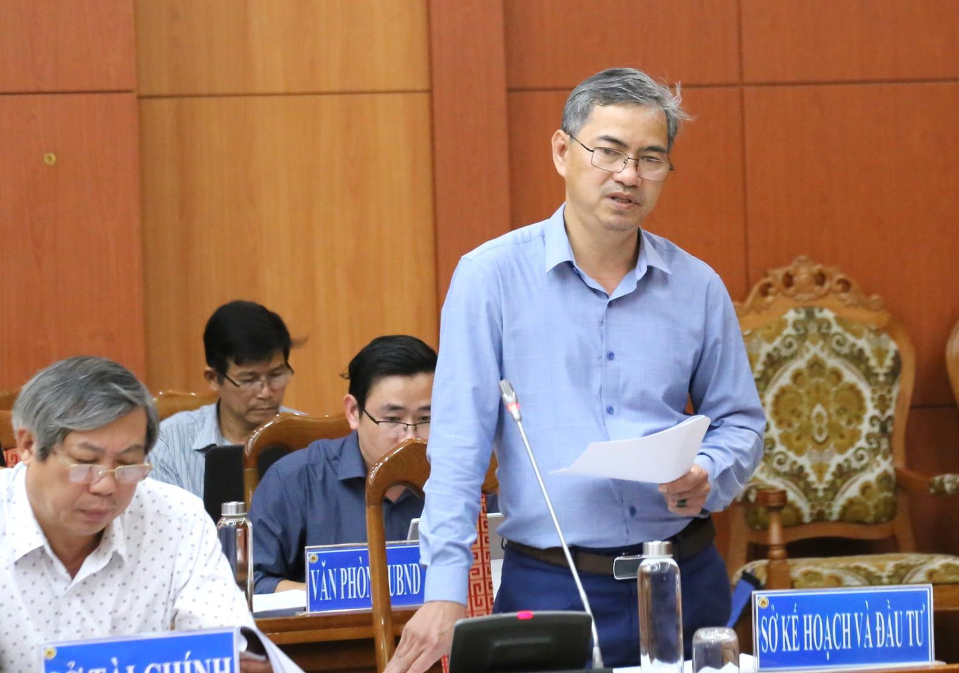 Lãnh đạo Sở KH&ĐT nêu lý do chậm giải ngân vốn đầu tư công trên địa bàn. Lãnh đạo Sở KH&ĐT nêu lý do chậm giải ngân vốn đầu tư công trên địa bàn.