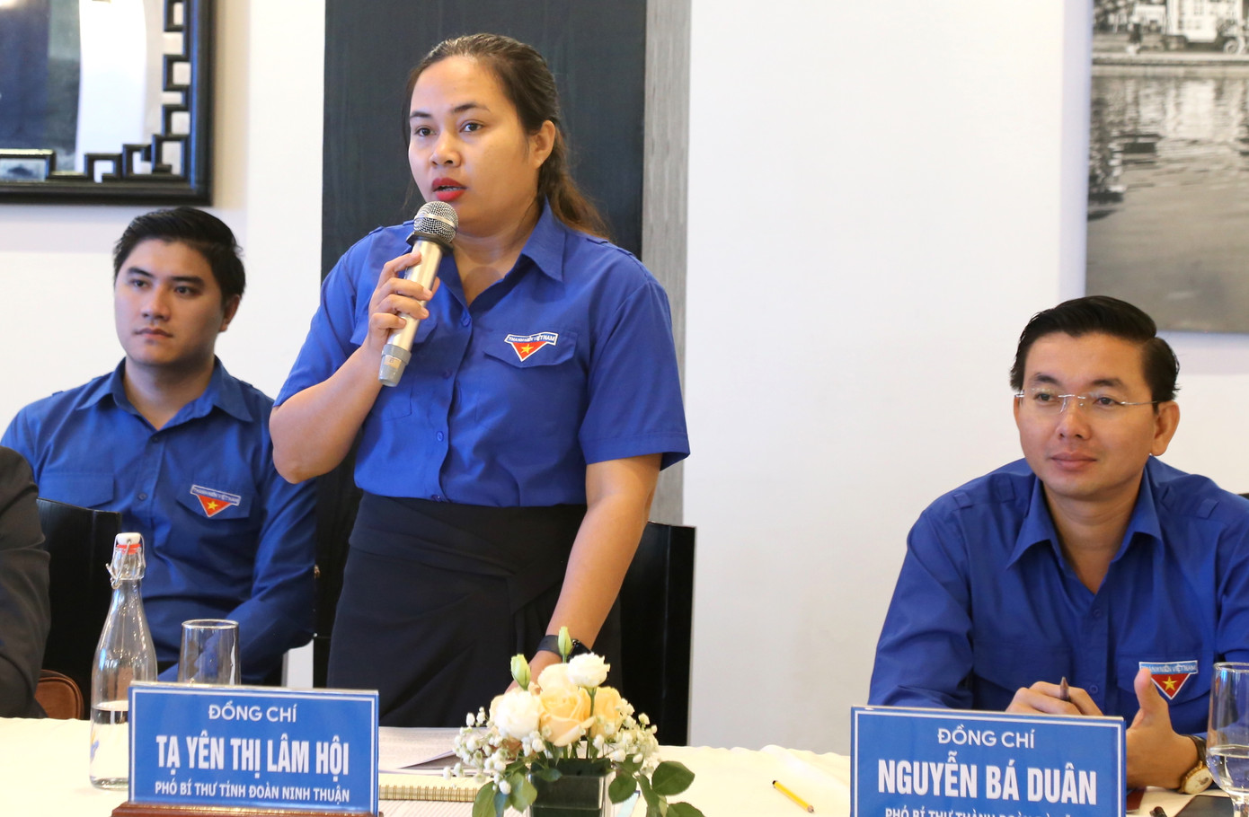 Đại diện tỉnh, thành Đoàn đóng góp ý kiến tại hội nghị.