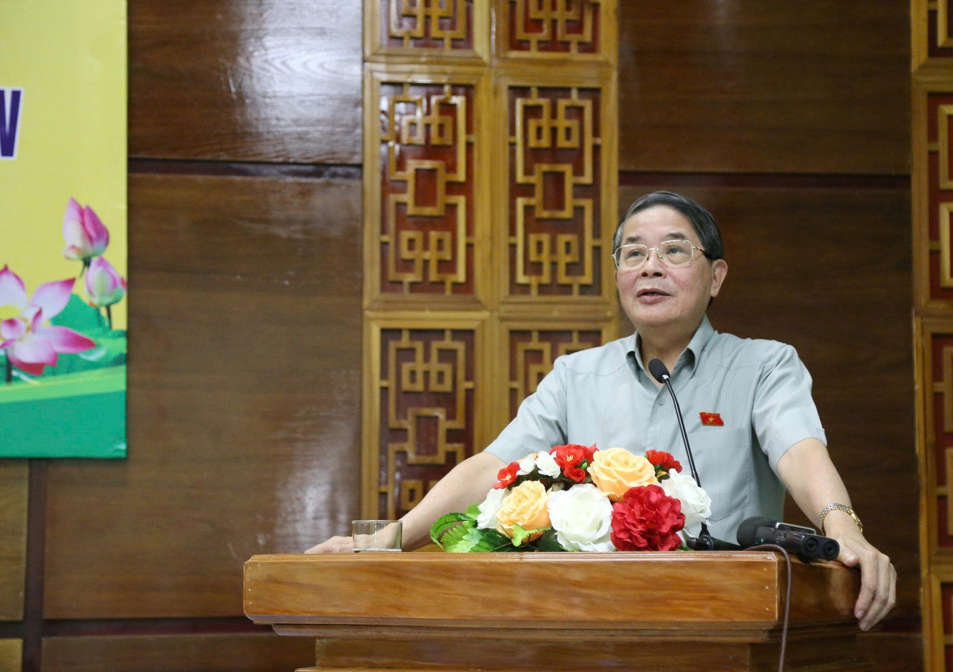 Phó Chủ tịch Quốc hội Nguyễn Đức Hải phát biểu.