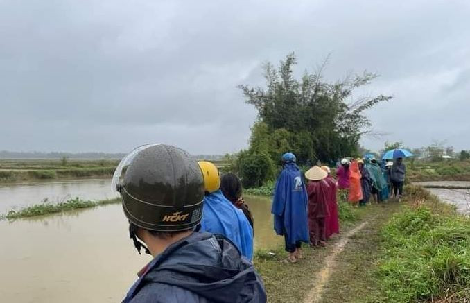 Hiện trường nơi xảy ra sự việc.