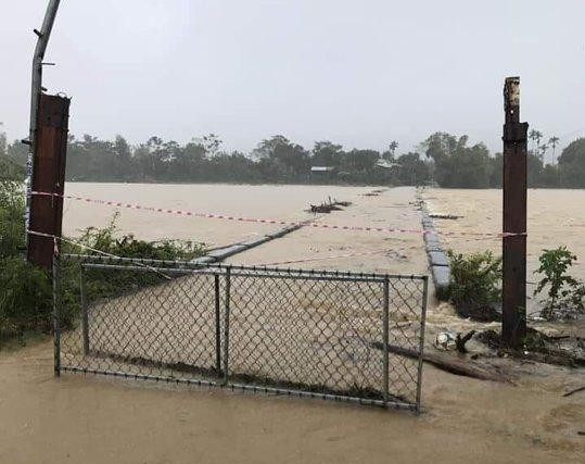 Quảng Nam mưa lớn kéo dài, một số nơi vùng trũng ngập cục bộ