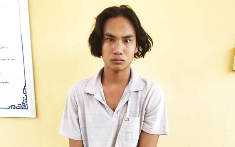 Nguyễn Văn Quốc tại cơ quan điều tra. Ảnh CA