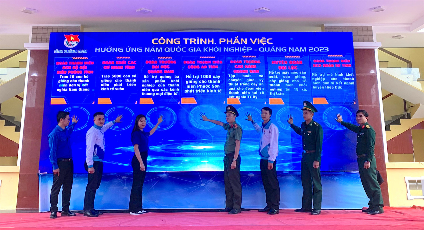 Năm 2023 Quảng Nam đăng cai Năm khởi nghiệp Quốc gia, tuổi trẻ xứ Quảng quan tâm đẩy mạnh hỗ trợ thanh niên khởi nghiệp, lập nghiệp. Năm 2023 Quảng Nam đăng cai Năm khởi nghiệp Quốc gia, tuổi trẻ xứ Quảng quan tâm đẩy mạnh hỗ trợ thanh niên khởi nghiệp, lập nghiệp.