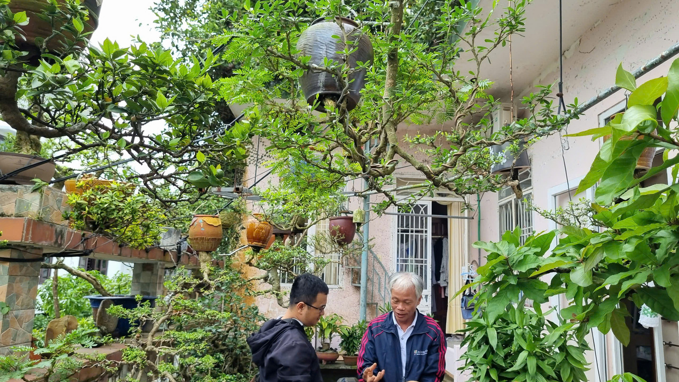 Mê cây cảnh từ bé, nhưng với ông cuộc chơi bonsai ngược chính thức từ cách đây 20 năm. Ý tưởng xuất phát từ những chuyến du lịch, ông phát hiện trong hang động có cây mọc hướng thẳng xuống đất, rễ chổng lên trời đầy độc đáo. Trở về, ông tìm tòi, nghiên cứu và áp dụng. Ban đầu là những gốc cây nhỏ, dần dà tạo tác bonsai ngược với những gốc lớn hơn. Mỗi 'đứa con tinh thần' ra đời đều cho ông cảm xúc vui mừng khó tả.
