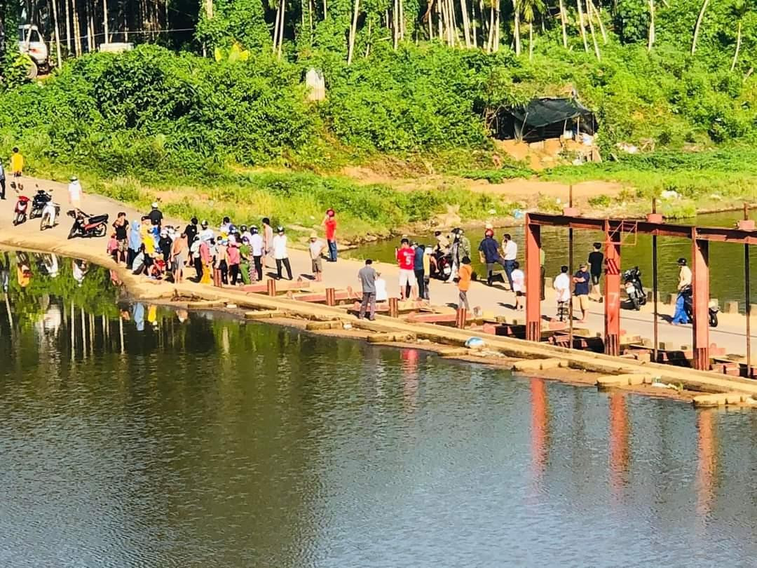 Hiện trường nơi xảy ra sự việc. Ảnh CTV