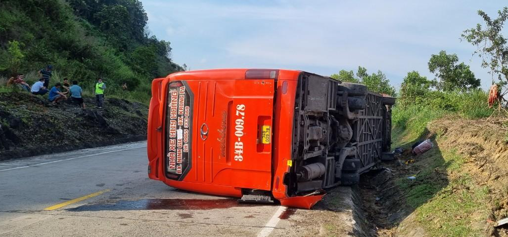 Hiện trường vụ tai nạn.