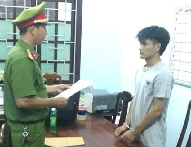 Công an khởi tố, bắt tạm giam đối với Lê Đức Sơn. Ảnh CA