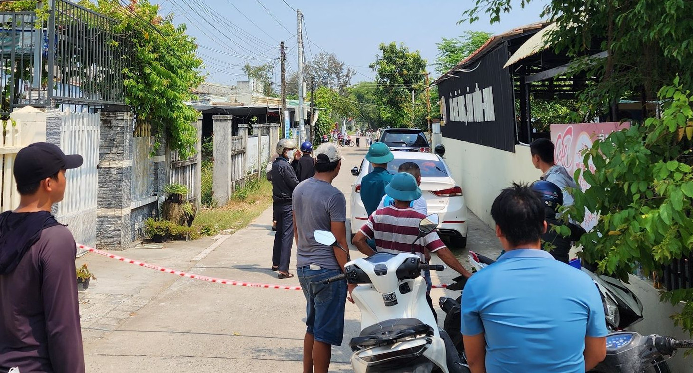 Hiện trường nơi phát hiện sự việc. Ảnh CTV Hiện trường nơi phát hiện sự việc. Ảnh CTV