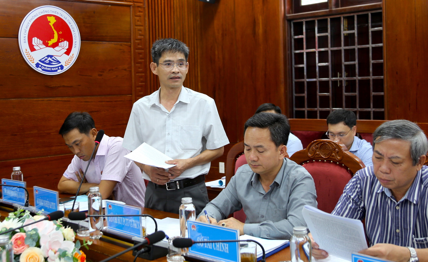 Ông Trương Xuân Tý - Phó giám đốc Sở NN&amp;PTNT tỉnh Quảng Nam kiêm Chánh văn phòng Ban chỉ huy PCTT&amp;TKCN.