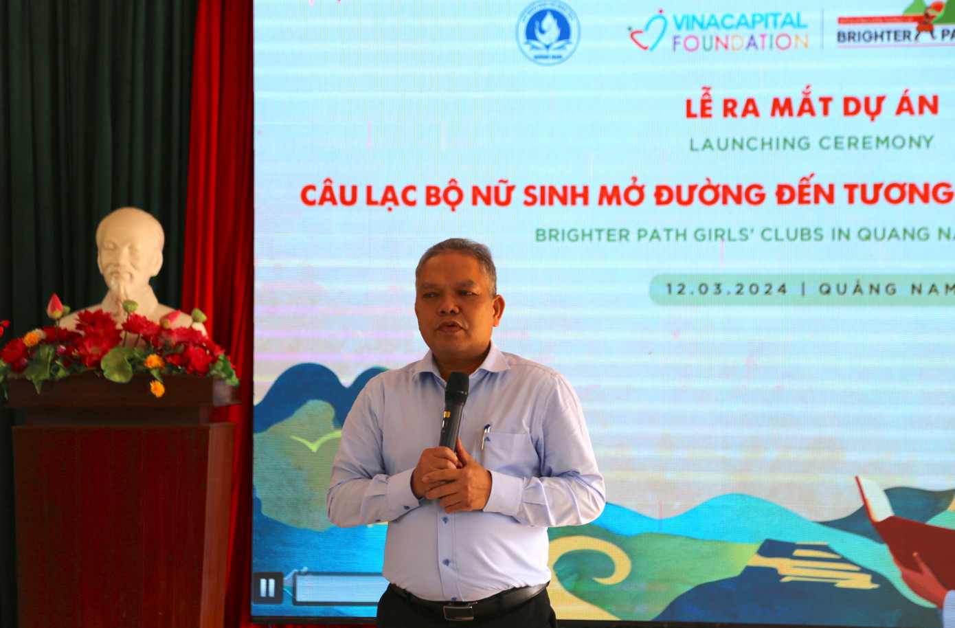 Ông Phùng Văn Huy – Phó Giám đốc Sở GD&amp;ĐT tỉnh Quảng Nam.