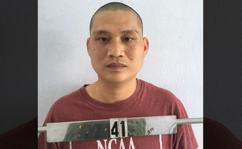 Nguyễn Hồng Na tại cơ quan công an. Ảnh CA