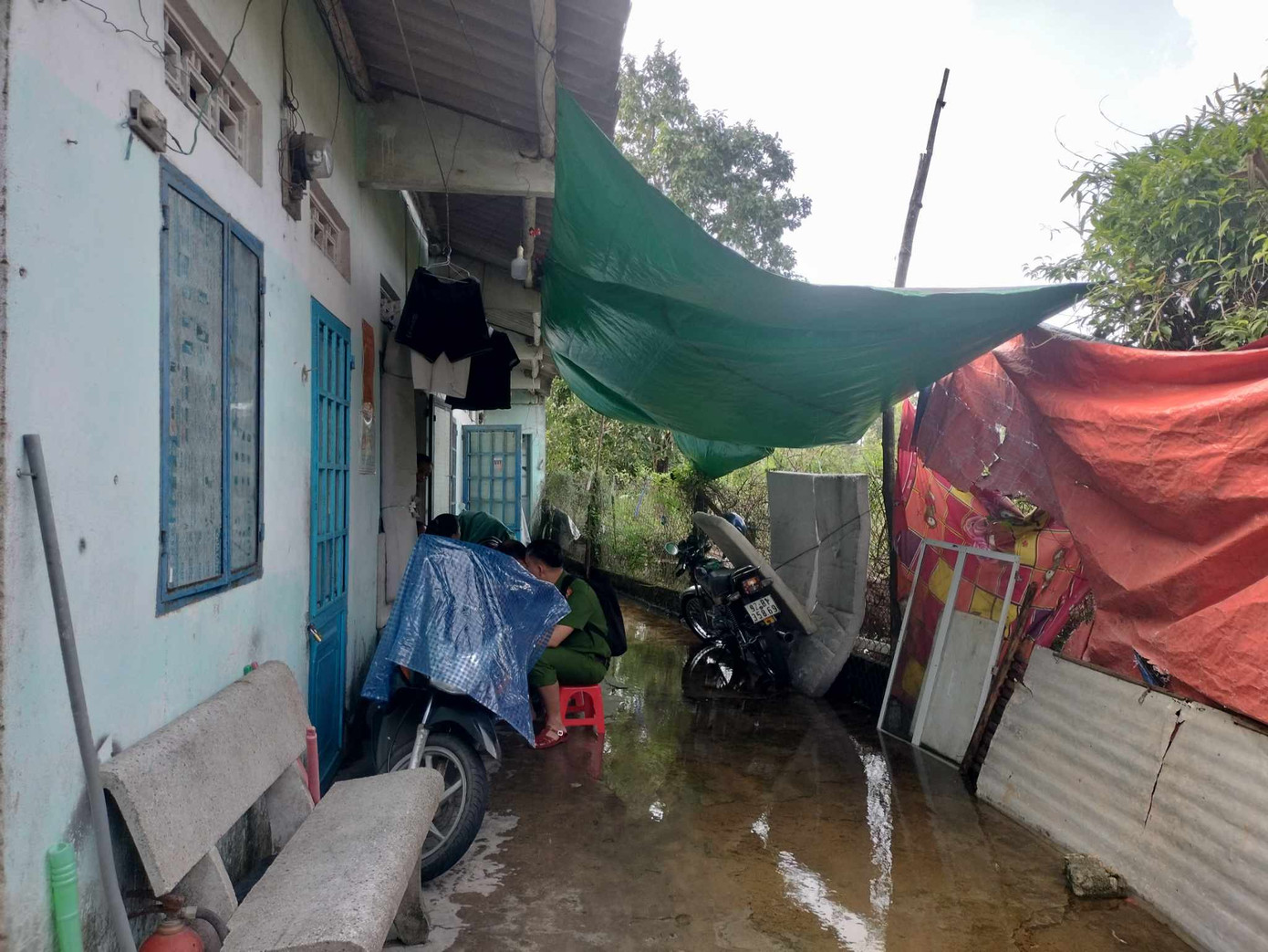 Hiện trường nơi xảy ra sự việc. Hiện trường nơi xảy ra sự việc.