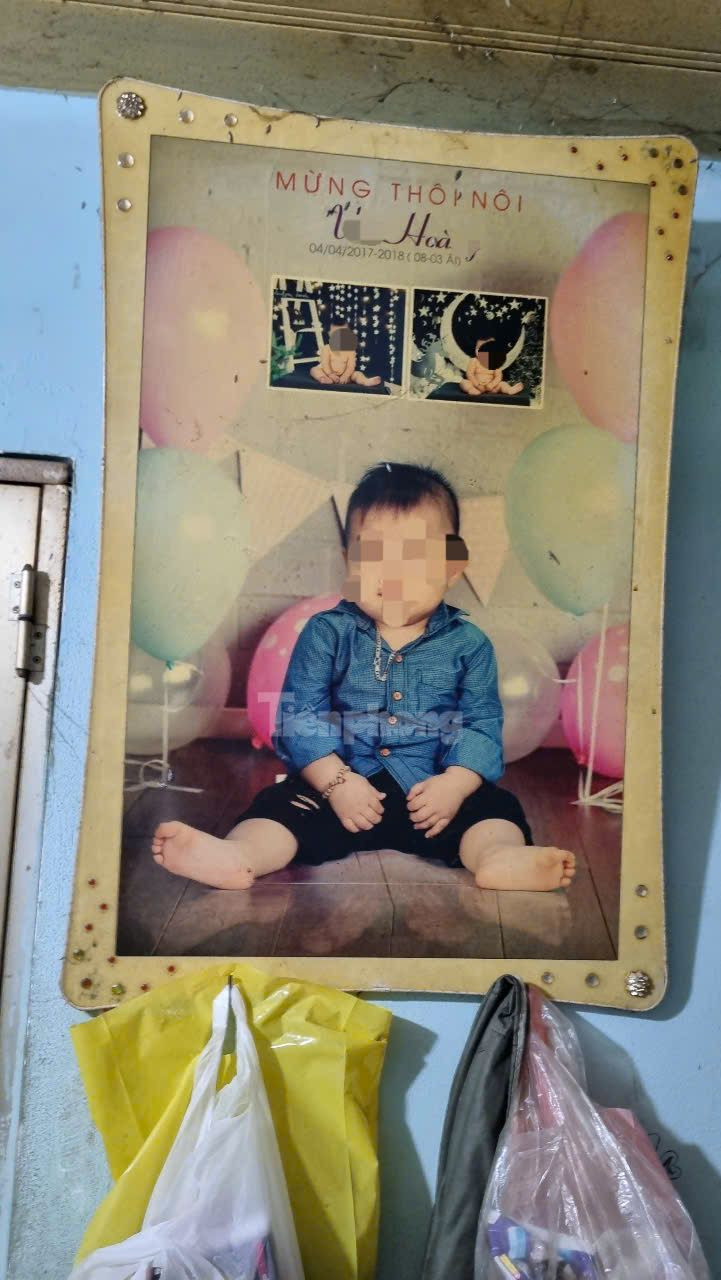Cháu H. con trai của Tô Thị Ty Na đã bị đối tượng sát hại. Ảnh Hoài Văn