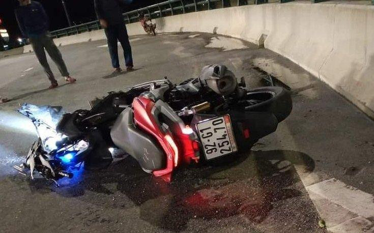 Hiện trường vụ tai nạn.