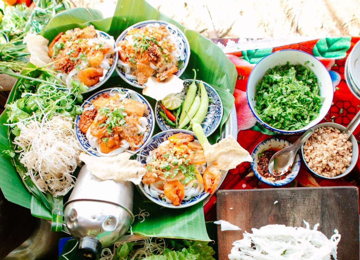 Món mì Quảng ở Quảng Nam.