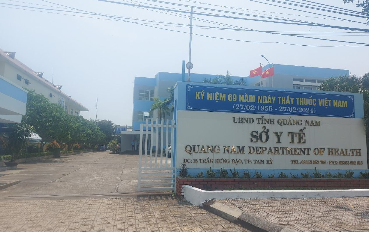 Sở Y tế Quảng Nam.