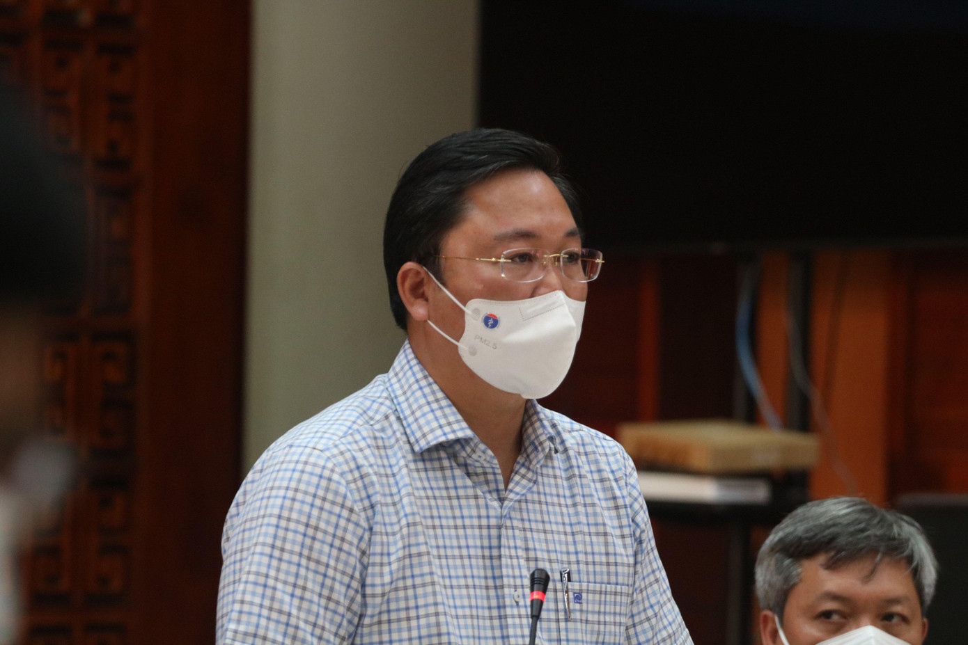 Ông Lê Trí Thanh, Chủ tịch UBND tỉnh Quảng Nam phát biểu tại cuộc họp báo. Ông Lê Trí Thanh, Chủ tịch UBND tỉnh Quảng Nam phát biểu tại cuộc họp báo.