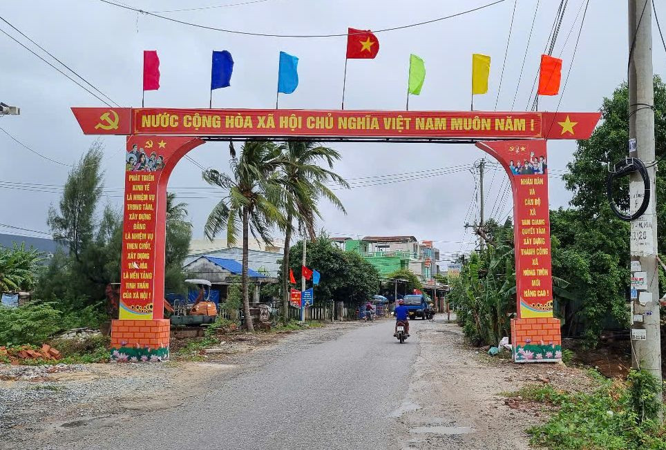 Làng biển Tam Giang, huyện Núi Thành, Quảng Nam.