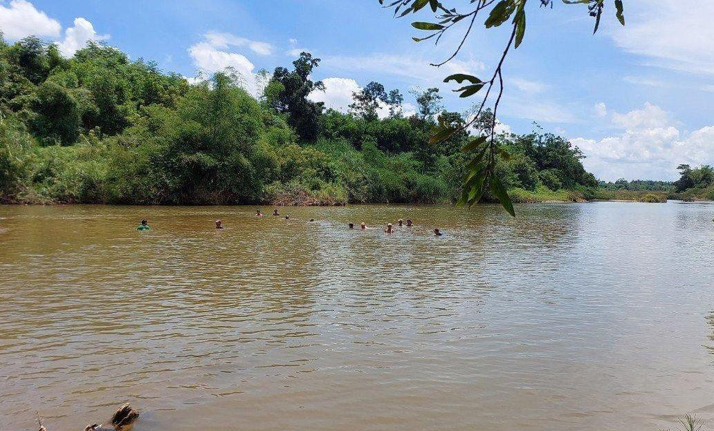 Hiện trường nơi xảy ra vụ đuối nước. ảnh CTV