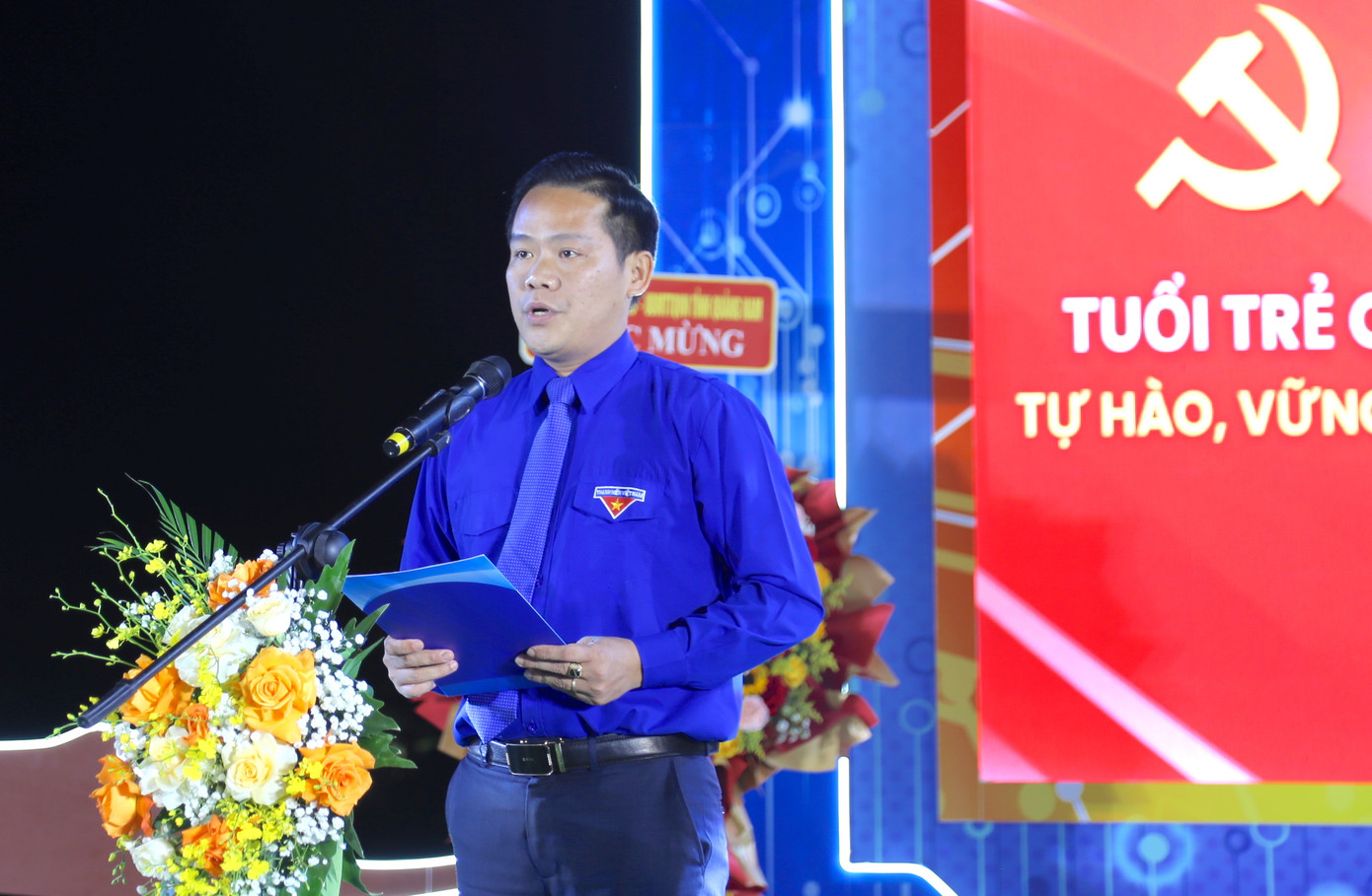 Anh Hoàng Văn Thanh - Quyền Bí thư Tỉnh Đoàn Quảng Nam. Anh Hoàng Văn Thanh - Quyền Bí thư Tỉnh Đoàn Quảng Nam.