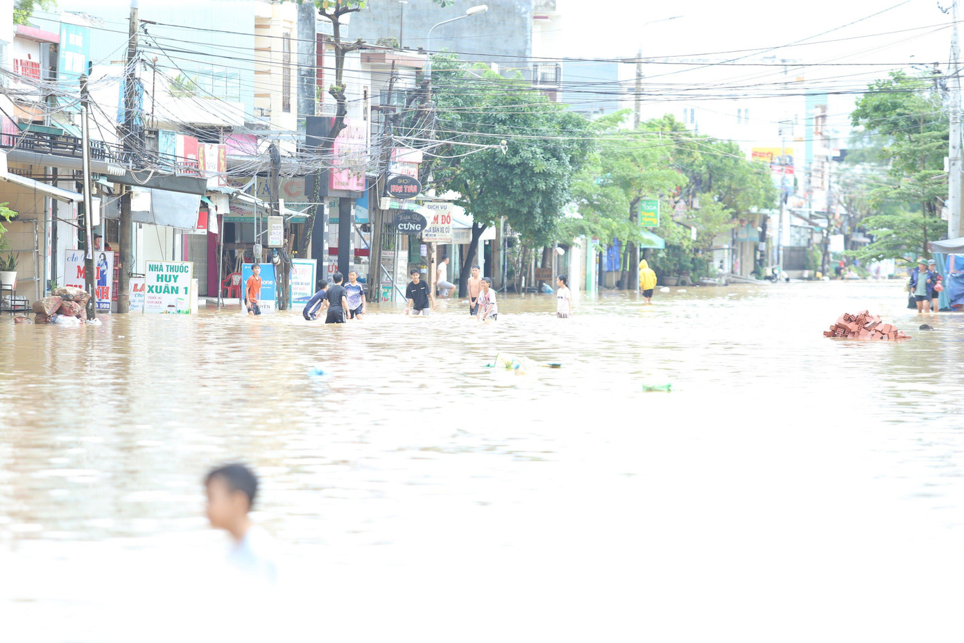 Vùng rốn lũ Đại Lộc, Quảng Nam ngập nước sau mưa lớn. Vùng rốn lũ Đại Lộc, Quảng Nam ngập nước sau mưa lớn.