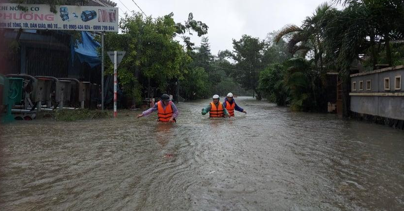 Mưa lũ gây nhiều thiệt hại cho người dân Quảng Nam.
