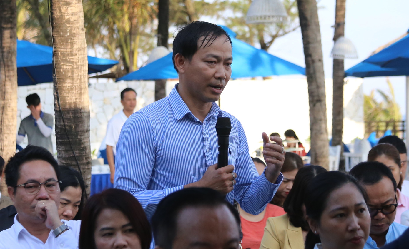 Ông Lê Ngọc Thuận - Giám đốc Công ty Sự kiện Lễ hội biển An Bàng. Ông Lê Ngọc Thuận - Giám đốc Công ty Sự kiện Lễ hội biển An Bàng.