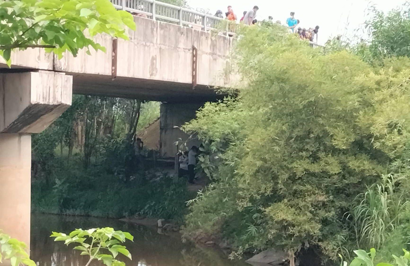 Khu vực nơi phát hiện thi thể. Khu vực nơi phát hiện thi thể.