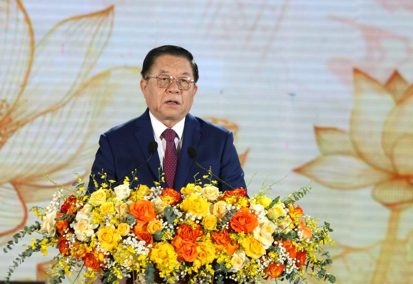 Trưởng Ban Tuyên giáo và Dân vận Trung ương Nguyễn Trọng Nghĩa phát biểu tại lễ kỷ niệm. Ảnh: Hoài Văn