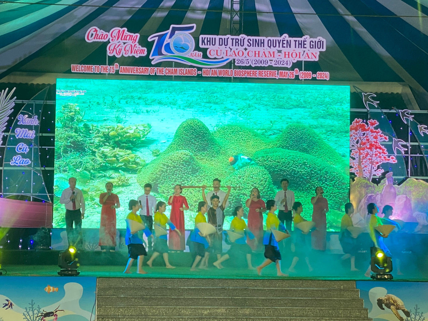 Kỷ niệm 15 năm Cù Lao Chàm - Hội An được UNESCO công nhận là Khu dự trữ sinh quyển thế giới.