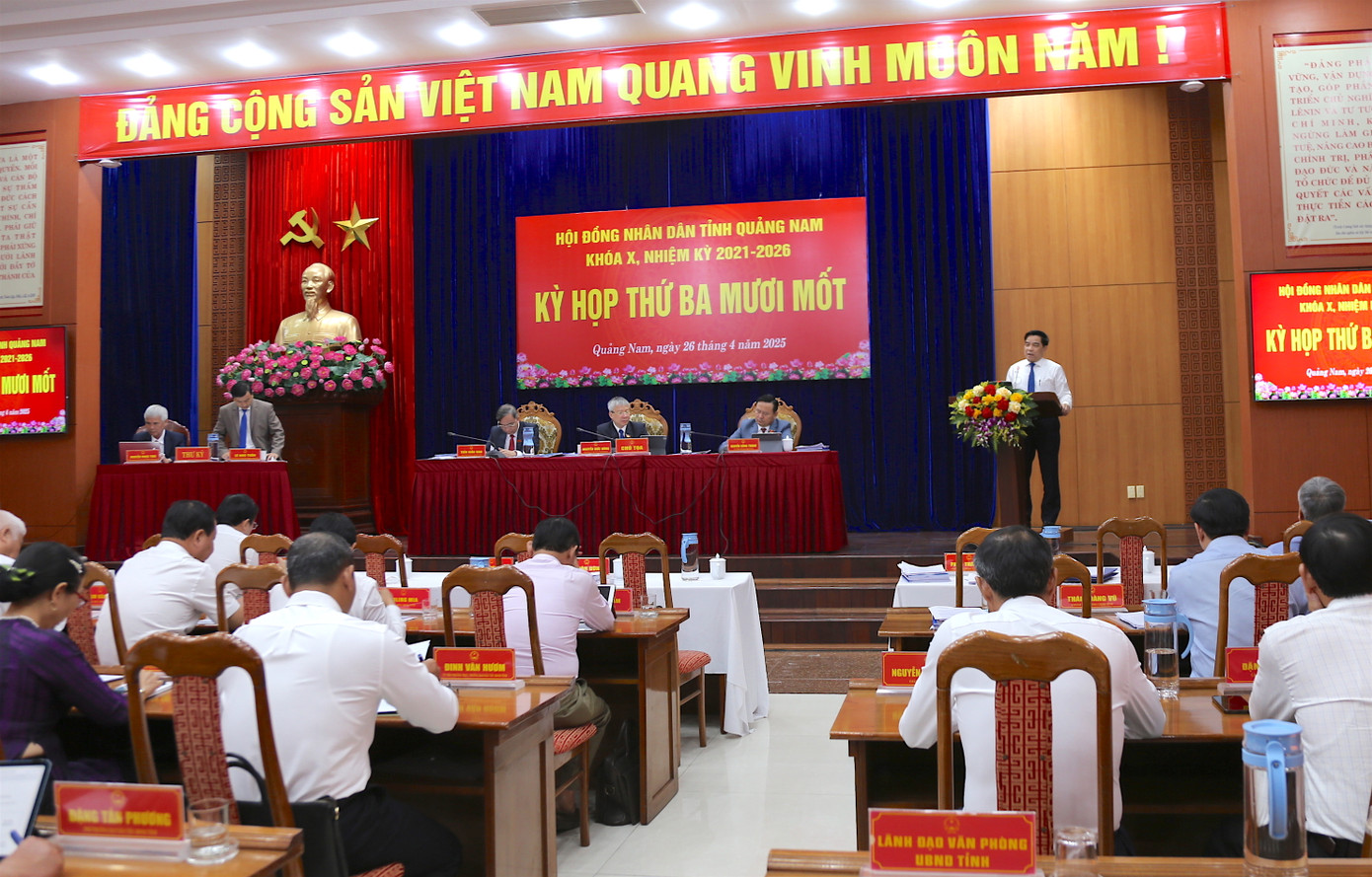 Kỳ họp thứ 31 HĐND tỉnh Quảng Nam. Kỳ họp thứ 31 HĐND tỉnh Quảng Nam.