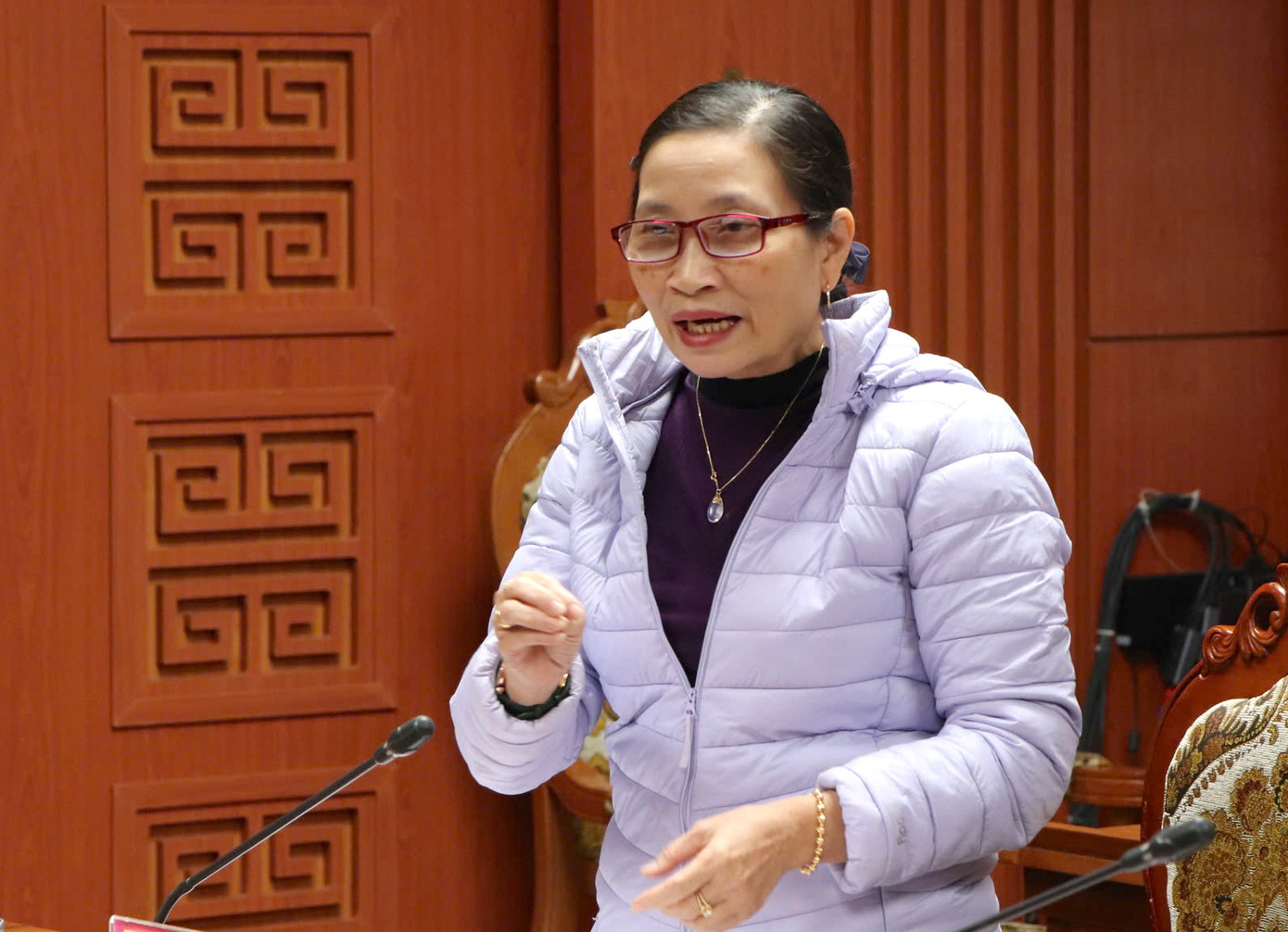 Bà Trần Thị Bích Thu, Trưởng Ban Văn hoá - Xã hội HĐND tỉnh Quảng Nam. Bà Trần Thị Bích Thu, Trưởng Ban Văn hoá - Xã hội HĐND tỉnh Quảng Nam.